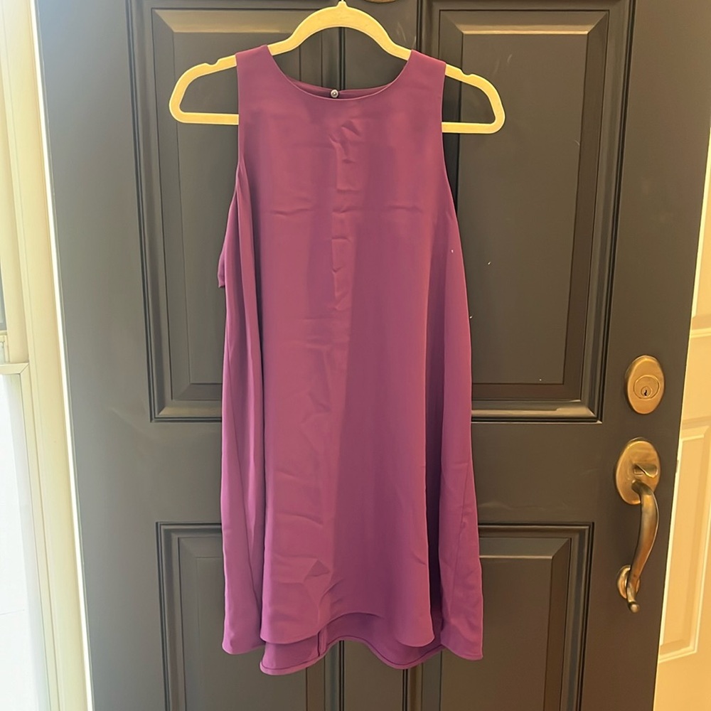 Beautiful violet colored Loft dress, size small